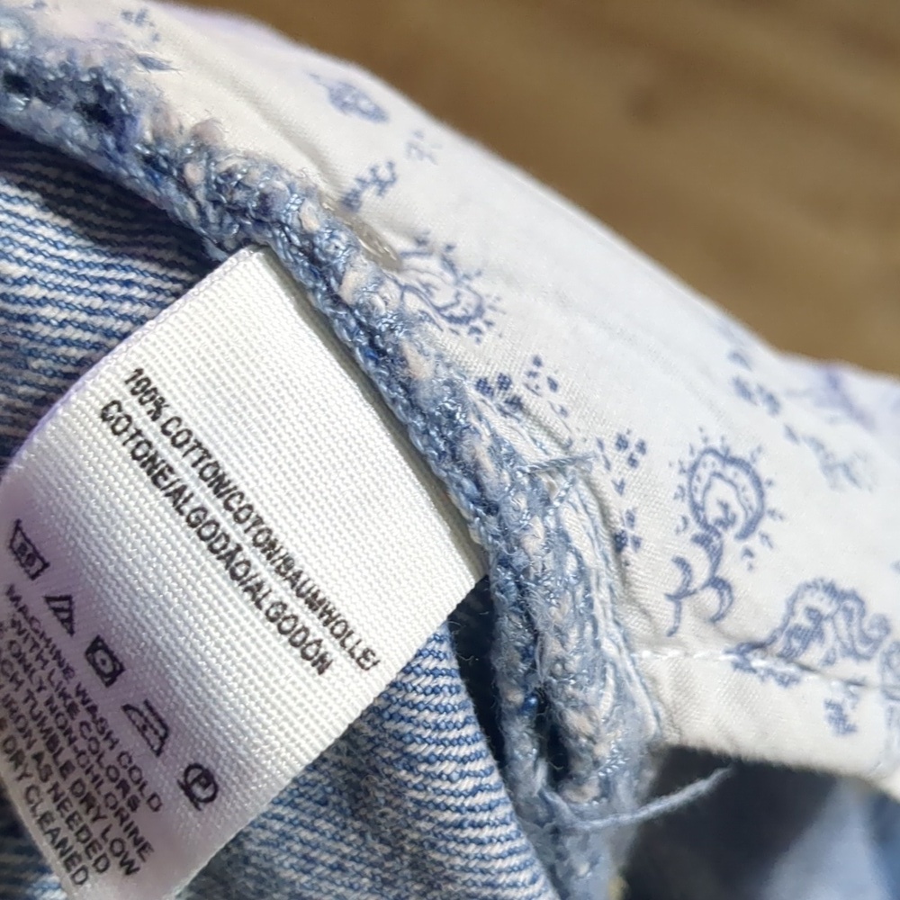 We The Free People Cut Off Jean Denim Shorts 28 - Picture 8 of 8